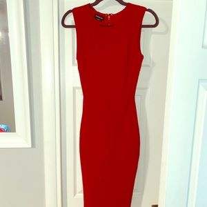 Red BeBe Cocktail Dress